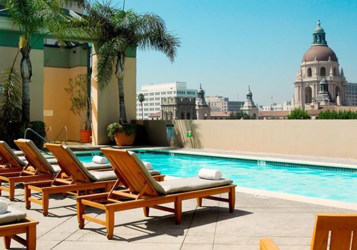 westin pasadena pool
