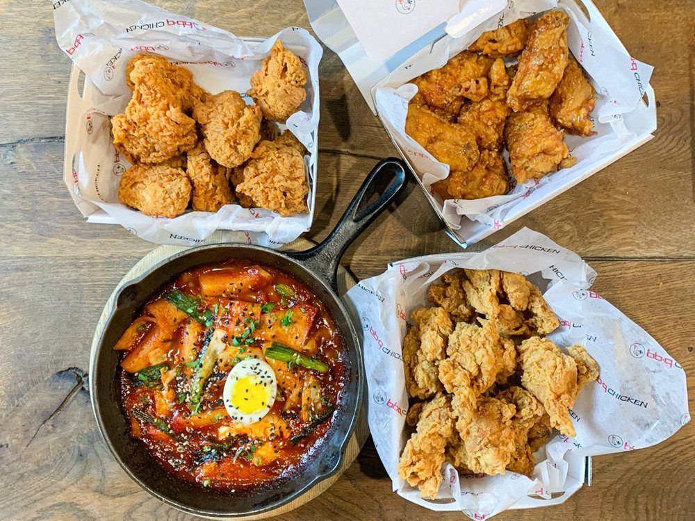 bb.q chicken's korean fried chicken in old pasadena