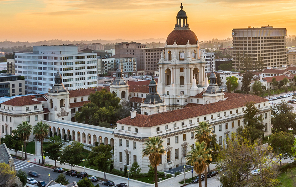 pasadena city hall, pasadena, california, city hall, pawnee, indiana, pawnee city hall, Beaux-Arts, architecture, city beautiful, movement, Mediterranean, revival, los angeles, historic, national register of historic places, landmarks, things to do in pasadena, things to do in LA, sunrise