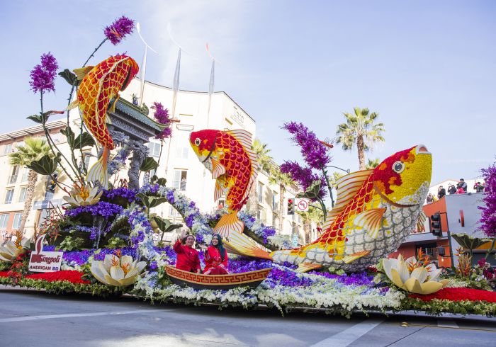 Rose Parade Koi Float