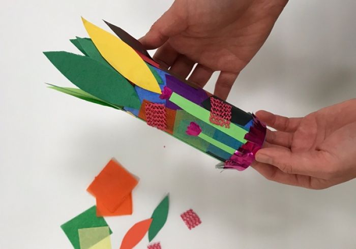 Free arts and crafts at Norton Simon Museum in Pasadena, California.